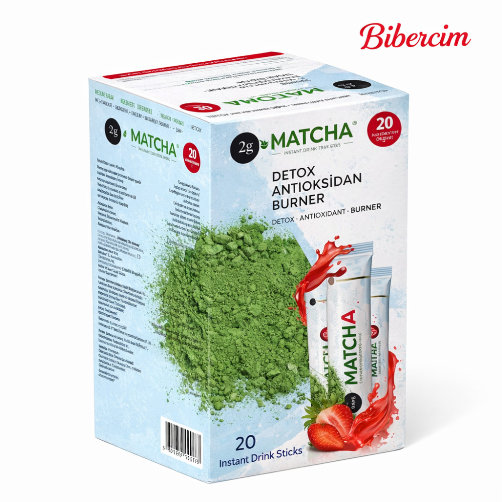 ÇİLEK AROMALI MATCHA ÇAYI